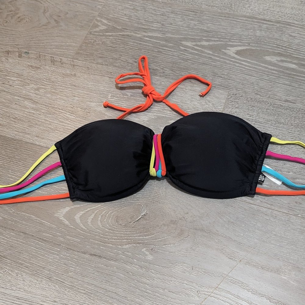 La Vie en Rose Bandeau Bikini Top (M)